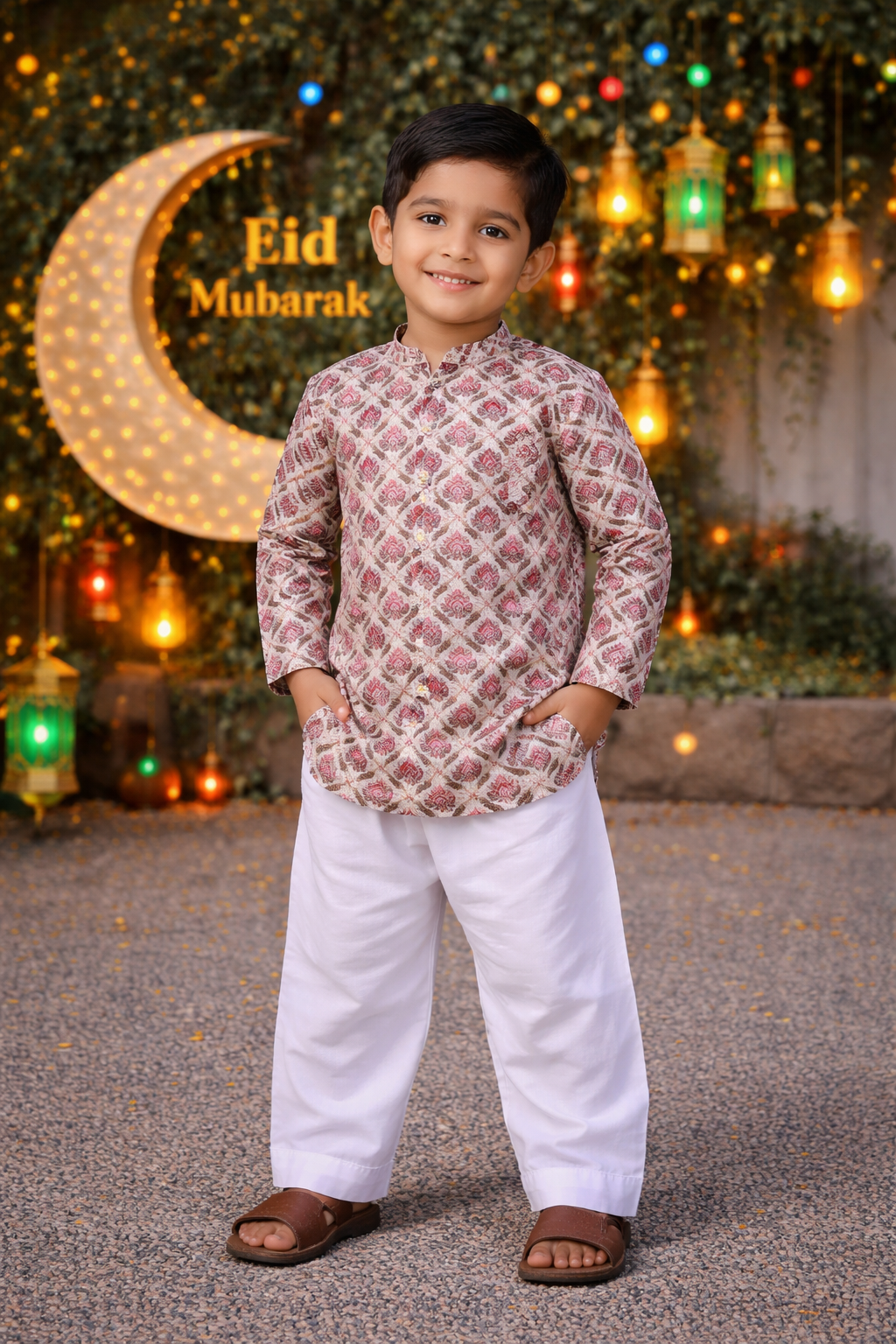 Boys Eid Collection in UAE | Kids Eid Kurta Shalwar & Festive Wear – Inaabia