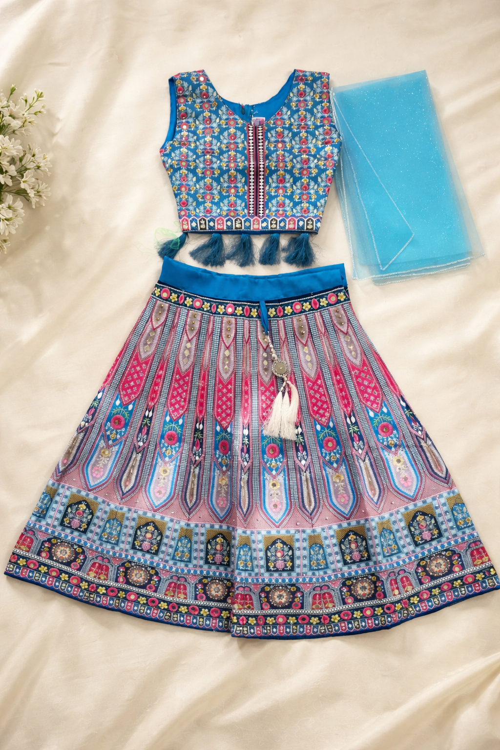 Girls Festive Lehenga Choli Set