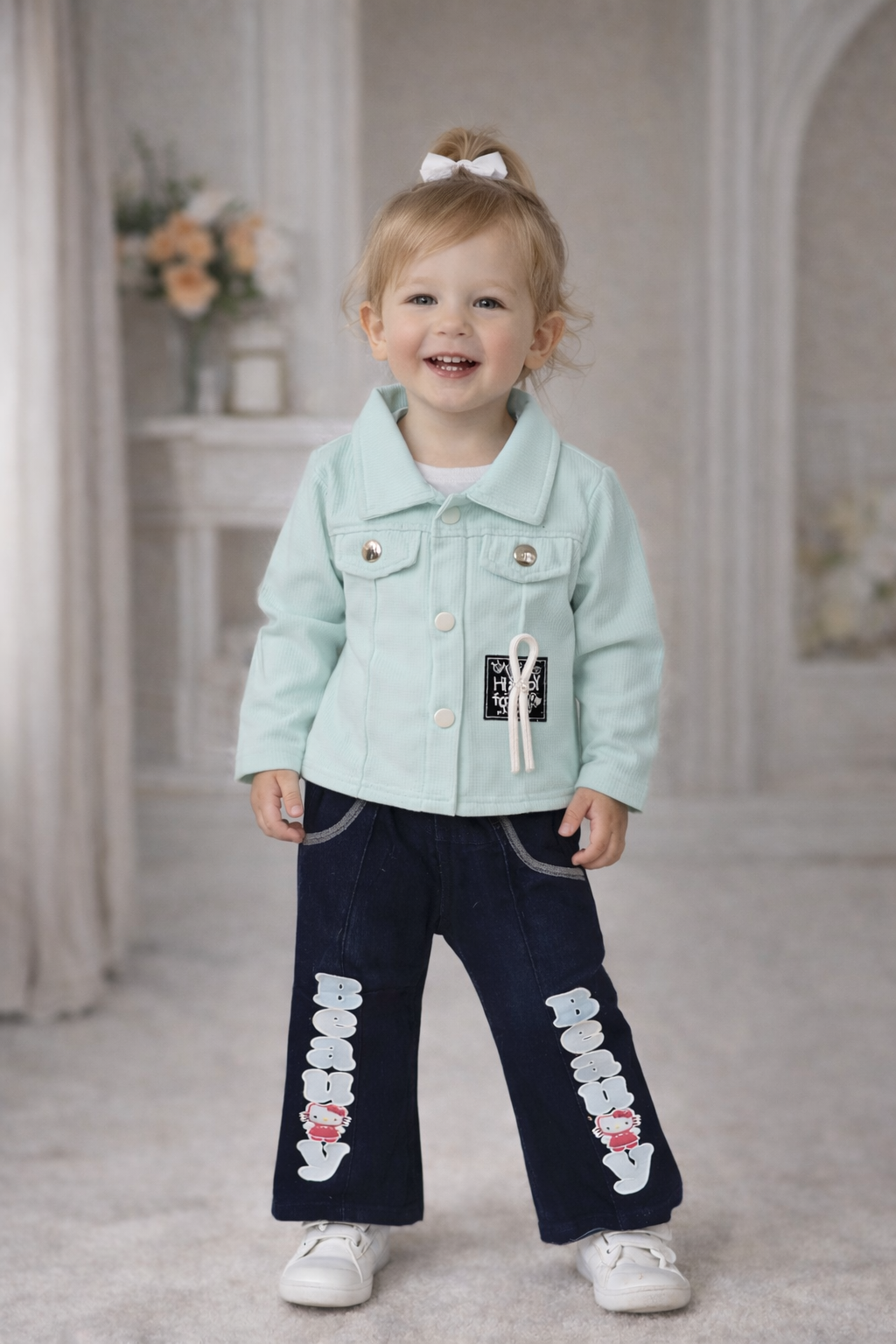 Inaabia Unisex Toddler Jacket & Pants Set - Sky