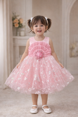 Inaabia Floral Bloom Tulle Party Dress