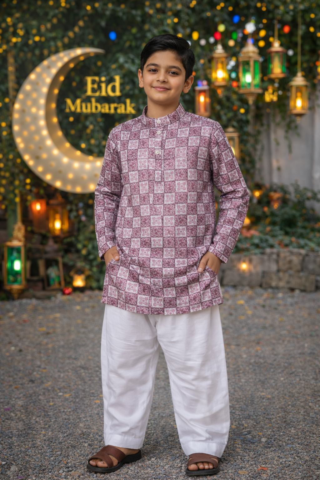 Boys Traditional Kurta Shalwar – Eid & Festive Collection Set 7