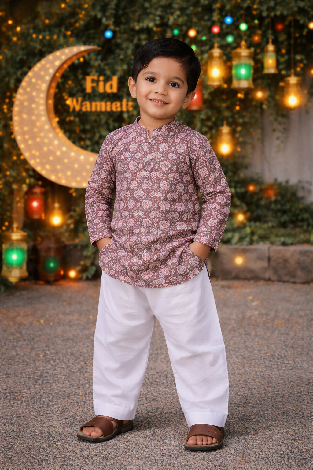 Boys Traditional Kurta Shalwar – Eid & Festive Collection Set 4