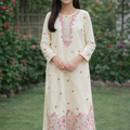 Elegant Embroidered Kurta & Palazzo Set for Girls Set 2