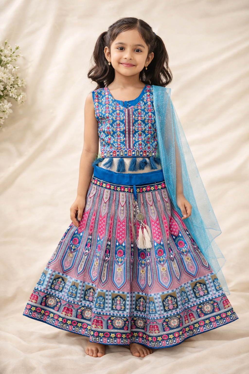 Girls Festive Lehenga Choli Set