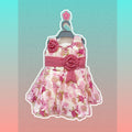 Blush Floral Party Dress for Baby Girls - Pink