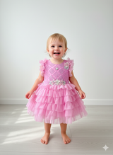 Inaabia Layered Tulle Princess Party Dress