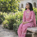 Inaabia Rosé Charm Eid Set – Blush Pink Embroidered Suit