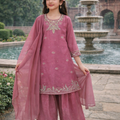 Inaabia Royal Twilight Eid Set -pink