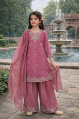 Inaabia Royal Twilight Eid Set -pink